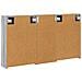 Set di Armadi da Bagno 3 pcs 116 x 16 x 62,5 cm - Foto miniatura 9