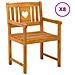 Panchina da esterno 8 pcs Naturale 56 x 55,5 x 90 cm - Foto miniatura 1