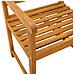 Panchina da esterno 8 pcs Naturale 56 x 55,5 x 90 cm - Foto miniatura 8