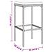Set Bar da Giardino 5 pz con Cuscini in Polyrattan Grigio - Foto miniatura 8