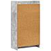 Libreria Grigio Concretè 59 x 30 x 111 cm Legno ingegnerizzato - Foto miniatura 5
