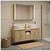 Set di Armadi da Bagno 4 pcs Rovere Sonoma Legno ingegnerizzato - Foto miniatura 2