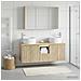 Set di Armadi da Bagno 4 pcs Rovere Sonoma Legno ingegnerizzato - Foto miniatura 4