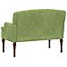 Loveseat con bottoni imbottiti Verde chiaro 111 x 65 x 79 cm - Foto miniatura 5