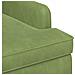 Loveseat con bottoni imbottiti Verde chiaro 111 x 65 x 79 cm - Foto miniatura 6