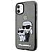 Karl Lagerfeld Klhcn61hnkctgk Custodia Iphone 11 / Xr 6.1 Nera /nera Gliter Karl&choupette - Foto miniatura 3