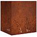 Vaso da giardino 2 pz Ruggine 50 x 50 x 49 cm Acciaio Corten - Foto miniatura 9