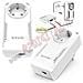 Adattatore Tenda P1001p Gigabit Kit 2 Adattatori Powerline Schuko Convertitore Rete Elettrica In Lan Ethernet 1000mbps Gigalan - Foto miniatura 1