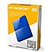 Hard Disk Esterno My Passport 2TB Interfaccia USB 3.0 Colore Blu - Foto miniatura 2