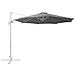 Ombrellone Da Giardino Antracite / bianco 300 Cm Savona - Foto miniatura 12