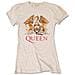 Queen: Classic Crest Neutral (T-Shirt Donna Tg. L)  - Foto miniatura 1