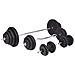Panca Multifunzione Con Bilanciere E Set Di Manubri 120 Kg - Foto miniatura 10