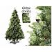 Albero Di Natale Artificiale Pino Verde Con Glitter E Pigne 1017 Rami Altezza 2,10 Metri - Foto miniatura 1