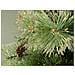 Albero Di Natale Artificiale Pino Verde Con Glitter E Pigne 1017 Rami Altezza 2,10 Metri - Foto miniatura 2