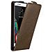 Custodia Compatibile Con Lg K10 2016 In Bruno Caffè - Coperchio Protettivo In Design Flip Con Chiusura Magnetica - Foto miniatura 4