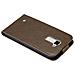 Custodia Compatibile Con Lg K10 2016 In Bruno Caffè - Coperchio Protettivo In Design Flip Con Chiusura Magnetica - Foto miniatura 6
