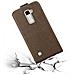 Custodia Compatibile Con Lg K10 2016 In Bruno Caffè - Coperchio Protettivo In Design Flip Con Chiusura Magnetica - Foto miniatura 7