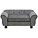 Divano per Cani Grigio Scuro 72x45x30 cm in Peluche - Foto miniatura 5
