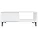 Tavolino da Salotto Bianco 90x60x35 cm in Legno Multistrato - Foto miniatura 6