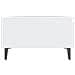 Tavolino da Salotto Bianco 90x60x35 cm in Legno Multistrato - Foto miniatura 7