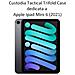 Custodia Originale Book Trifold Case Per Apple Ipad Mini 6 (2021) A2568 Black - Foto miniatura 2