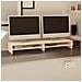 Supporto Per Monitor 100x24x13 Cm In Legno Massello Di Pino - Foto miniatura 8