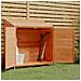 Capanno Da Giardino Marrone 102x52x112 Cm Legno Massello Abete - Foto miniatura 1