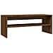 Tavolino Salotto Rovere Marrone 100x40x40 Cm Legno Multistrato - Foto miniatura 2