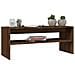 Tavolino Salotto Rovere Marrone 100x40x40 Cm Legno Multistrato - Foto miniatura 3