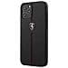 Ferrari Hard Cover Leather Nylon Stripe Black, Off Track Fr Apple Iphone 12 Pro Max, Feomshcp12lbk (feomshcp12lbk) - Foto miniatura 1