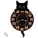 Nemesis Now - Kitten Tickin' Orologio Da Parete 32cm - Foto miniatura 3