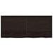 Piano Tavolo Marrone 140x60x (2-6) cm Rovere Massello Trattato - Foto miniatura 4