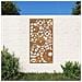 Decorazione Muro Giardino 105x55 Cm Ingranaggio Acciaio Corten - Foto miniatura 1