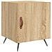 Comodino Rovere Sonoma 40x40x50 Cm In Legno Multistrato - Foto miniatura 2