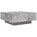 Tavolino Salotto Grigio Cemento 80x80x31 Cm Legno Multistrato - Foto miniatura 2