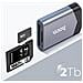 Multiporta Lettore Otg Schede Sd E Microsd Con Connettore Usb-c Colore Grigio - Foto miniatura 7