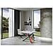 Tavolo Allungabile 90x140/244 Cm Volantis Telaio Gambe 4 Colori (b) - Bianco Frassino - Foto miniatura 4