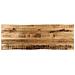 Piano Tavolo Bordi Vivi 140x40x3,8 cm Legno di Mango Grezzo - Foto miniatura 1