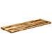 Piano Tavolo Bordi Vivi 140x40x3,8 cm Legno di Mango Grezzo - Foto miniatura 2