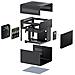 Case N2 Mini Tower Mini-ITX 2 Porte USB 3.0 Colore Nero - Foto miniatura 21