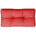Cuscino Per Pallet Rosso 80x40x12 Cm In Tessuto - Foto miniatura 2