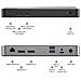 DUPRMX2-100 replicatore di porte e docking station per laptop Cablato USB 3.2 Gen 1 (3.1 Gen 1) Type-C Grigio, Nero - Foto miniatura 7