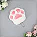 Portachiavi A Forma Di Zampa Di Gatto White+pink - Foto miniatura 1
