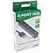 Hub USB 2.0 a 4 porte, da USB-A maschio a 4x USB-A femmina, cavo 15cm - Foto miniatura 3