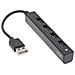 Hub USB 2.0 a 4 porte, da USB-A maschio a 4x USB-A femmina, cavo 15cm - Foto miniatura 1
