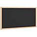 Lavagna Con Cornice In Legno Massello Di Pino Nero 60x30 Cm - Foto miniatura 2
