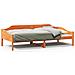 Letto Senza Materasso Marrone Cera 80x200 Cm Legno Di Pino - Foto miniatura 2