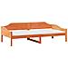 Letto Senza Materasso Marrone Cera 80x200 Cm Legno Di Pino - Foto miniatura 3