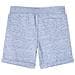 Pantaloncini per Bambini con Coulisse Blu Mélange 92 - Foto miniatura 2