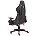Lusso Casadino -  Sedia Da Gaming Girevole Con Poggiapiedi Rossa In Pvc - Foto miniatura 4